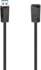 Hama USB 3.0 Cable & Extension Cord - A, 1.5 M