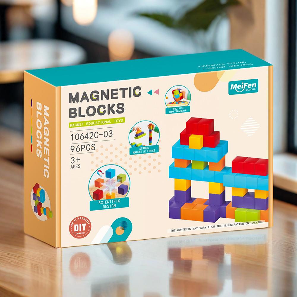 Diy Magnetic Small Block Building Blocks Children Magnetic Assembled Educational Toys Gift