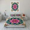 Blooming mandala elegance. Bedding sets Duvet covers Pillowcases(1* Duvet Cover 2* Pillowcases without duvet insert)