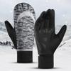 2 In 1 Plush Winter Warm Gloves Windproof Motorcycle Cycling Gloves For Women Man