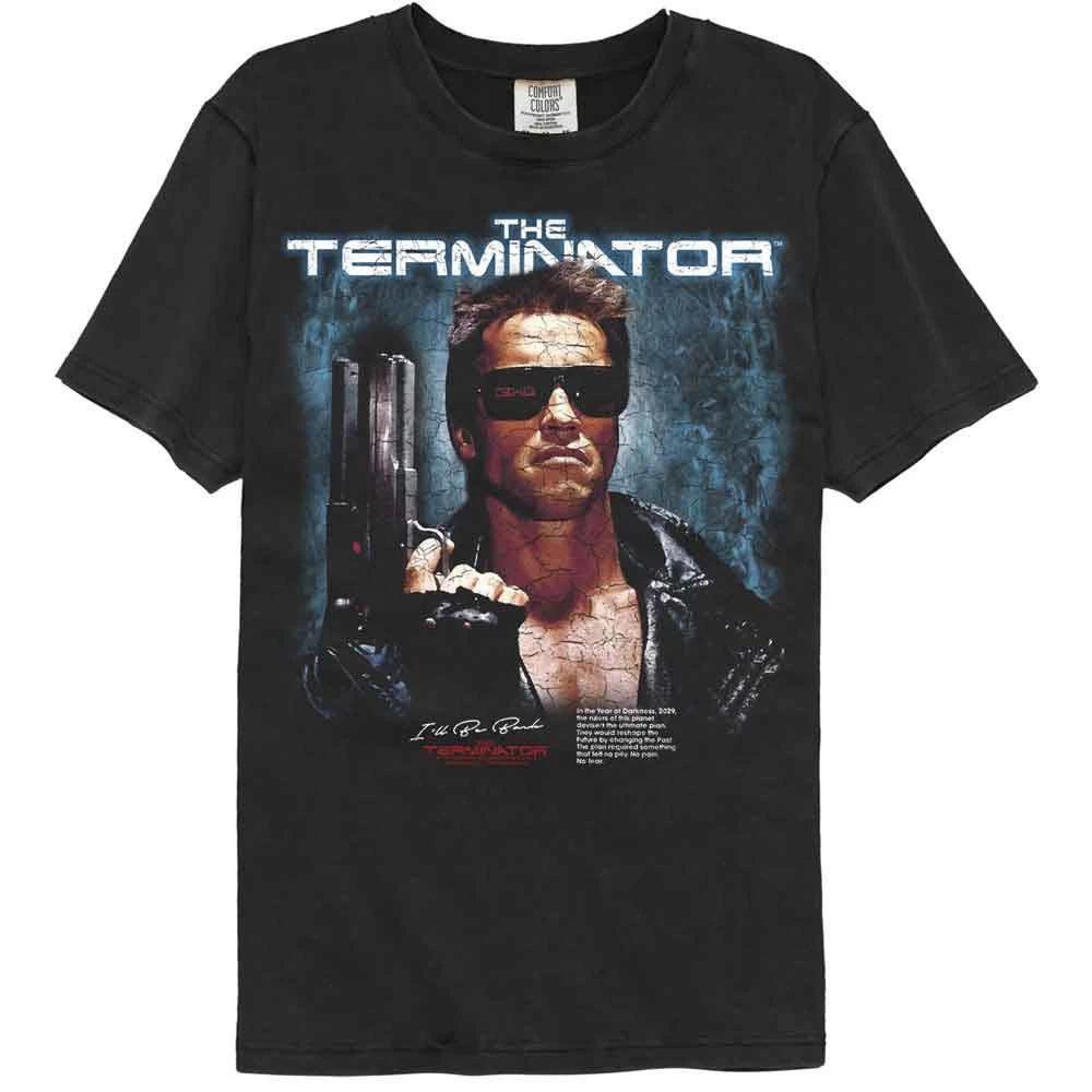 Мужская футболка Terminator Terminator Jacket Pistol Poster Comfort Color X-Large