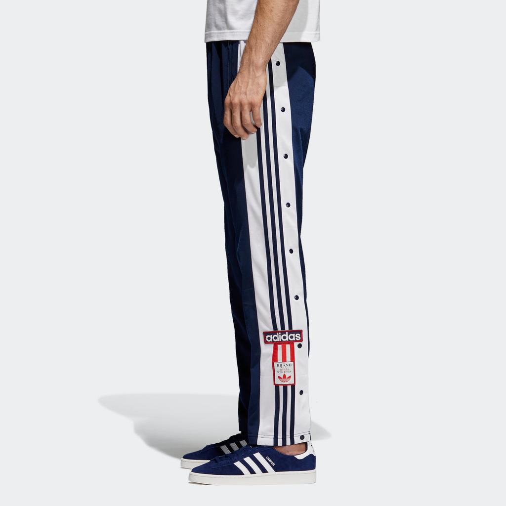 Adidas Мужские брюки с 3 полосками Originals Essentials, темно-синие, CZ0678