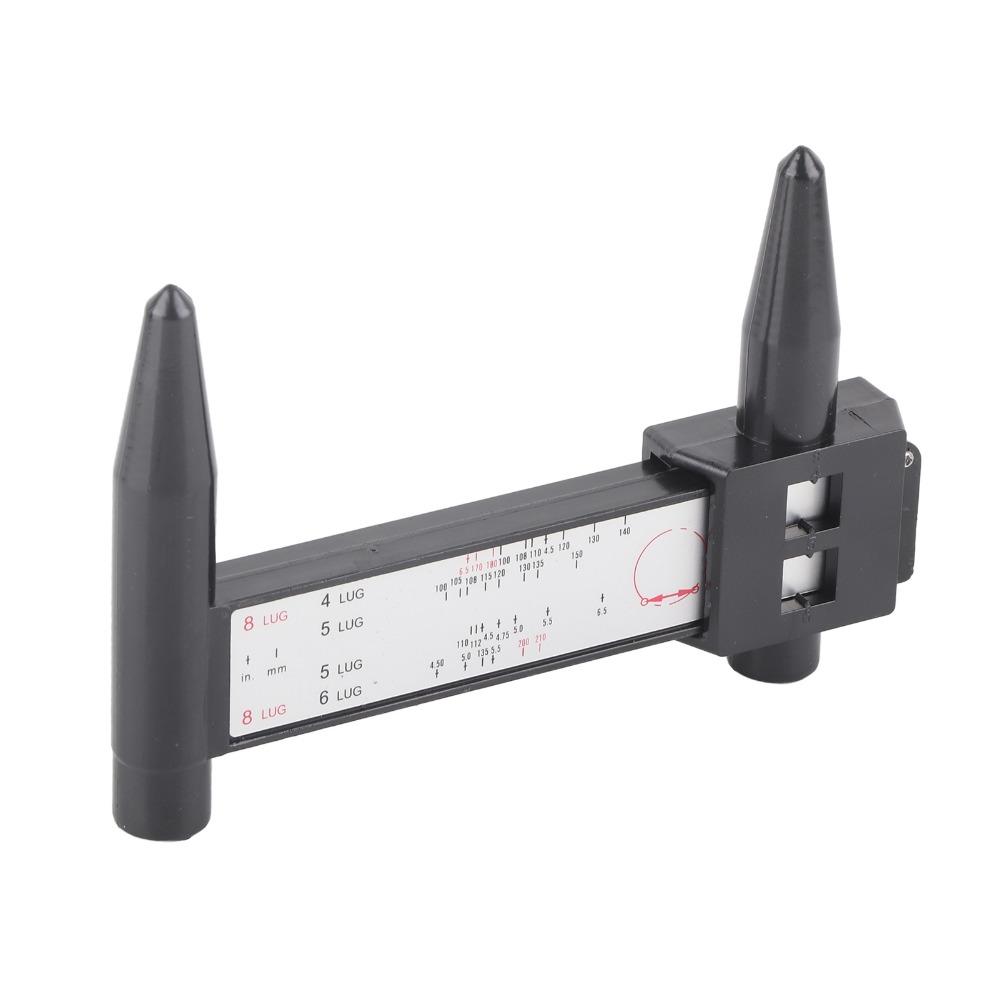4 5 6 8 Lug Wheel Bolt Pattern Measuring Tool ABS Wheel PCD Gauge Wheel Rim