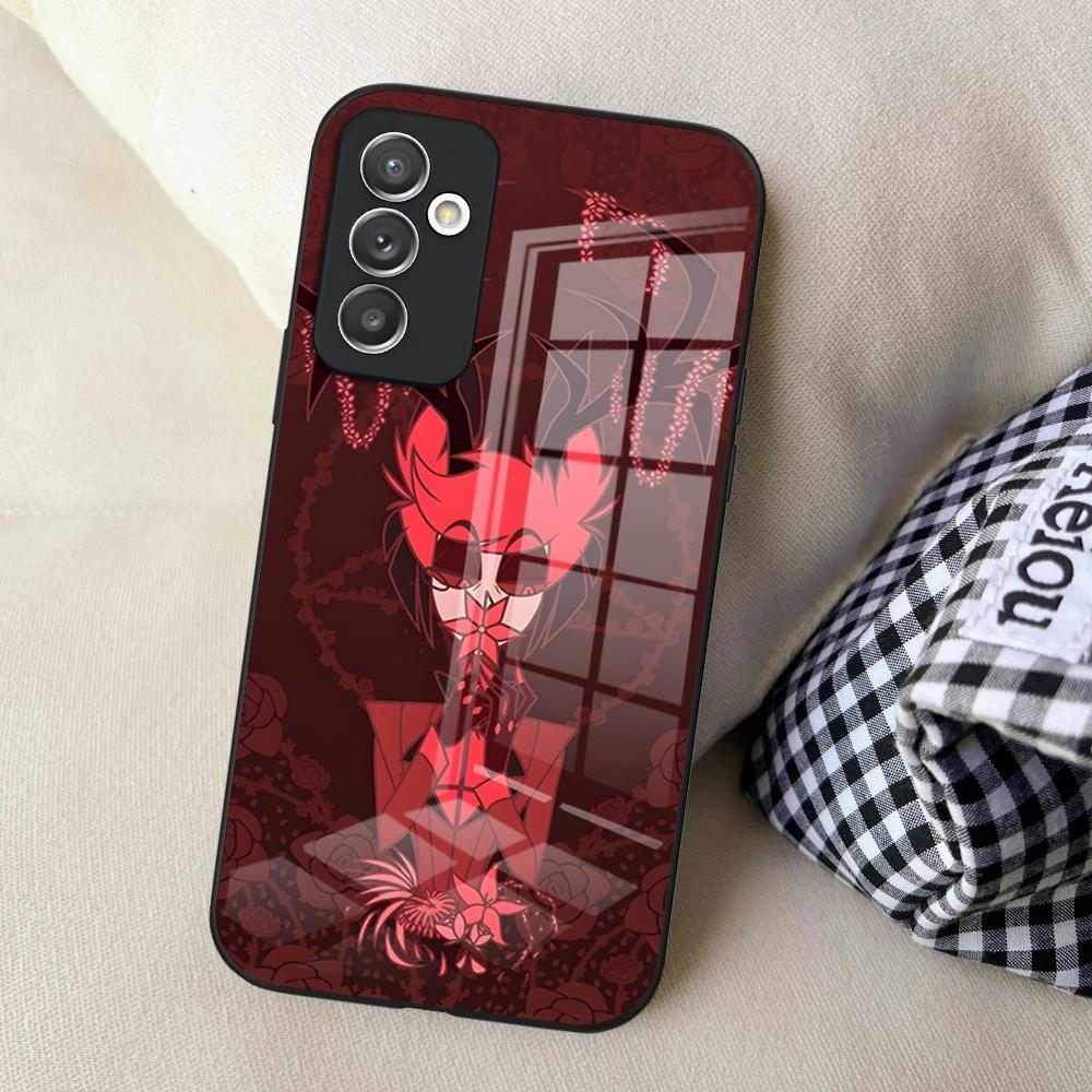 HazbinS H-Hotels AlastorS Phone Case for Samsung S24 Ultra S23 S22 S20 Fe S21 Plus Galaxy A54 A34 A24 A53 M54 Note 20 Back Cover