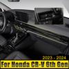 ABS Car Decorative Frame Sticker Of The Control Air Outlet In The Dashboard For Honda CR-V CRV 6th Gen 2023 2024 2025 Hybrid