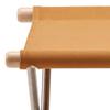 NychairX Replacement Seat for Folding Designer Takeshi Personal Made In Japan Ottoman, Camel, NY-132 Chair, Chair, Arai, Chair, Footrest,