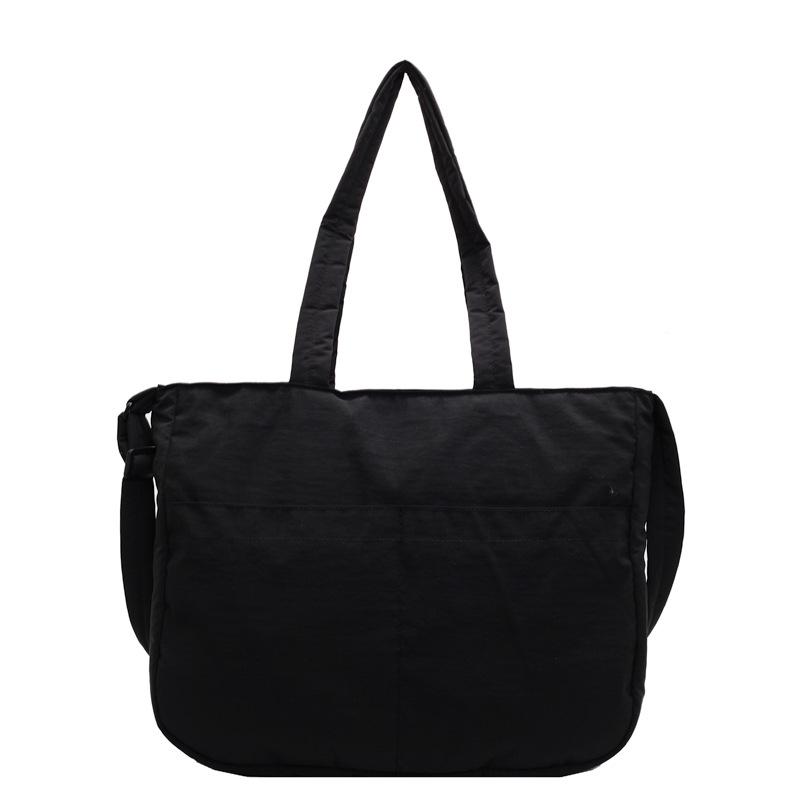 Autumn And Winter Large-Capacity Bags, Niche Portable Shoulder Bags, Student Class Commuting Tote Bags, Canvas Bags