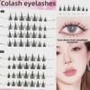 Coolles Pure Desire White Moonlight Eyelashes - Ultra-fine Stem, Dense Little Devil Style, Pre-Cut for Easy Application.