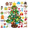 Montessori Felt Christmas Tree for Toddlers with Lights DIY Games Kids Plush Christmas Tree