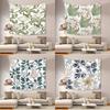 Home Wall Decoration Tapestry Retro Botanical Art Pattern Hanging Cloth Office Living Room Tapestry