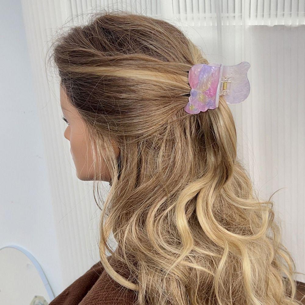 Акриловая морская заколка для волос в виде животного в корейском стиле в виде маленькой акулы, модная заколка для волос в виде щенка из мультфильма, повседневная