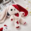 29cm Cartoon Animal Shape Plush Toy Stuffed Heart Long Eared Rabbit Bunny Doll Throw Pillow Stuffed Plush Rabbit Toys For Girls