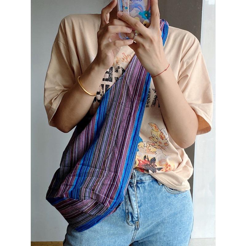 Винтажная сумка Женская сумка через плечо Жаккардовая повседневная женская сумка