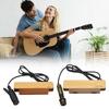 Wood Folk Guitar Pickup Suitable for Any Folk Guitars Simple Setuping Suitable for Beginners and Professional Present