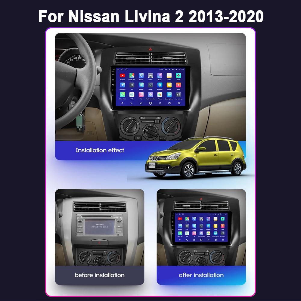 Для Nissan-Livina 2 - 2013-2020 GPS-навигация Мультимедиа Видеоплеер Стерео навигация для автомобильной навигации Авто Wi-Fi Автомобильная камера