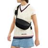 COACH HALL 30 shoulder strap adjustable and detachable crescent bag cow leather crossbody shoulder bag large size unisex couple style black