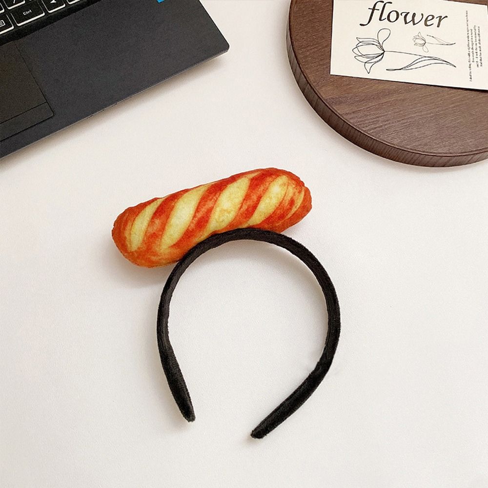 Vegetable Simulated Food Hair Hoop Strawberry Hotdog Headband Personality   Party
