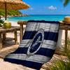 Millwall Fc Crest Design Beach Towel Microfiber Beach Towel, Lightweight and Quick-Dry, for Summer Travel, Swimming Pool Fan Birthday Gift