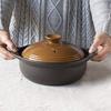 Керамический горшок Saji Touki Thermatec, совместимый с индукционными плитами, размер 8, бежевый, 20-5