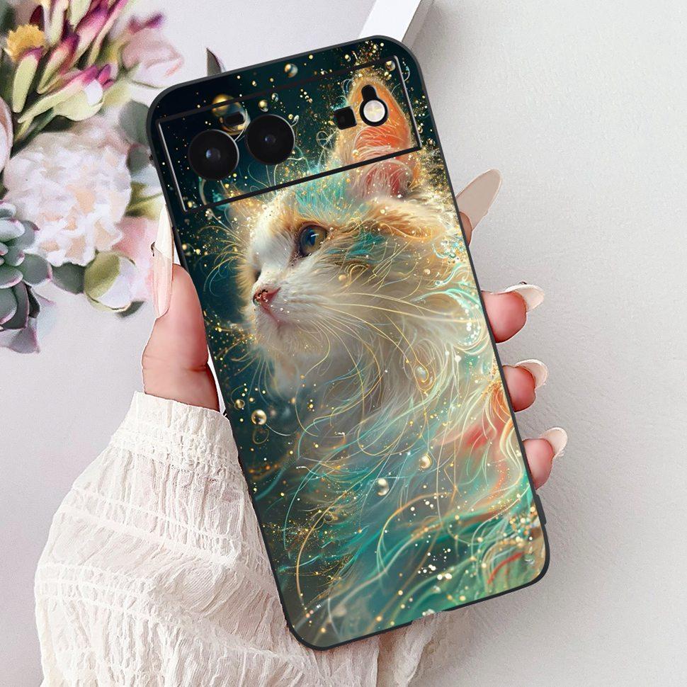 For Google Pixel 6 Case Cute Animals Soft Silicone Phone Cases For Google Pixel 6 Pixel6 Coque Ultra-thin TPU Back Cover Housing