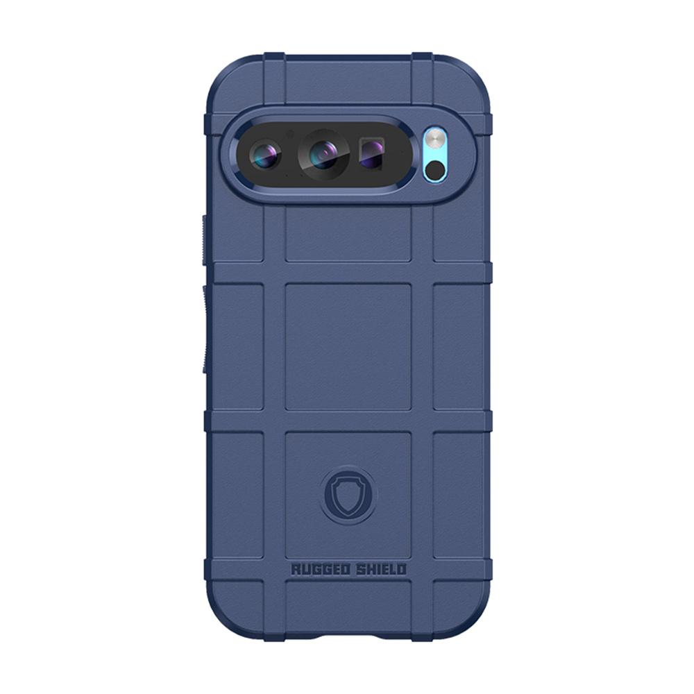 Armor Shockproof Plaid Phone Case For Google Pixel 9 8 Pro 8A 7 7A 6 6A 9Pro 8Pro Solid Color Matte Hybrid Protective Back Cover