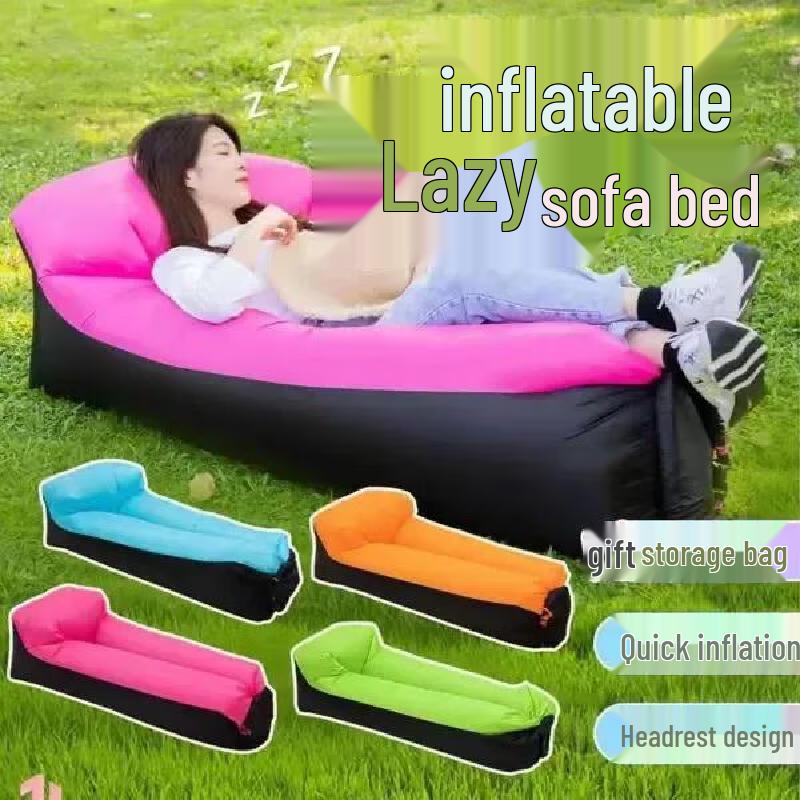 Portable Outdoor Inflatable Sofa with Pillow