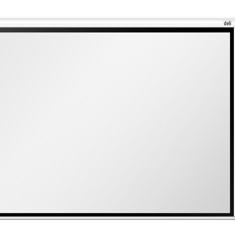 Deli 120-inch 4:3 Electric Projector Screen