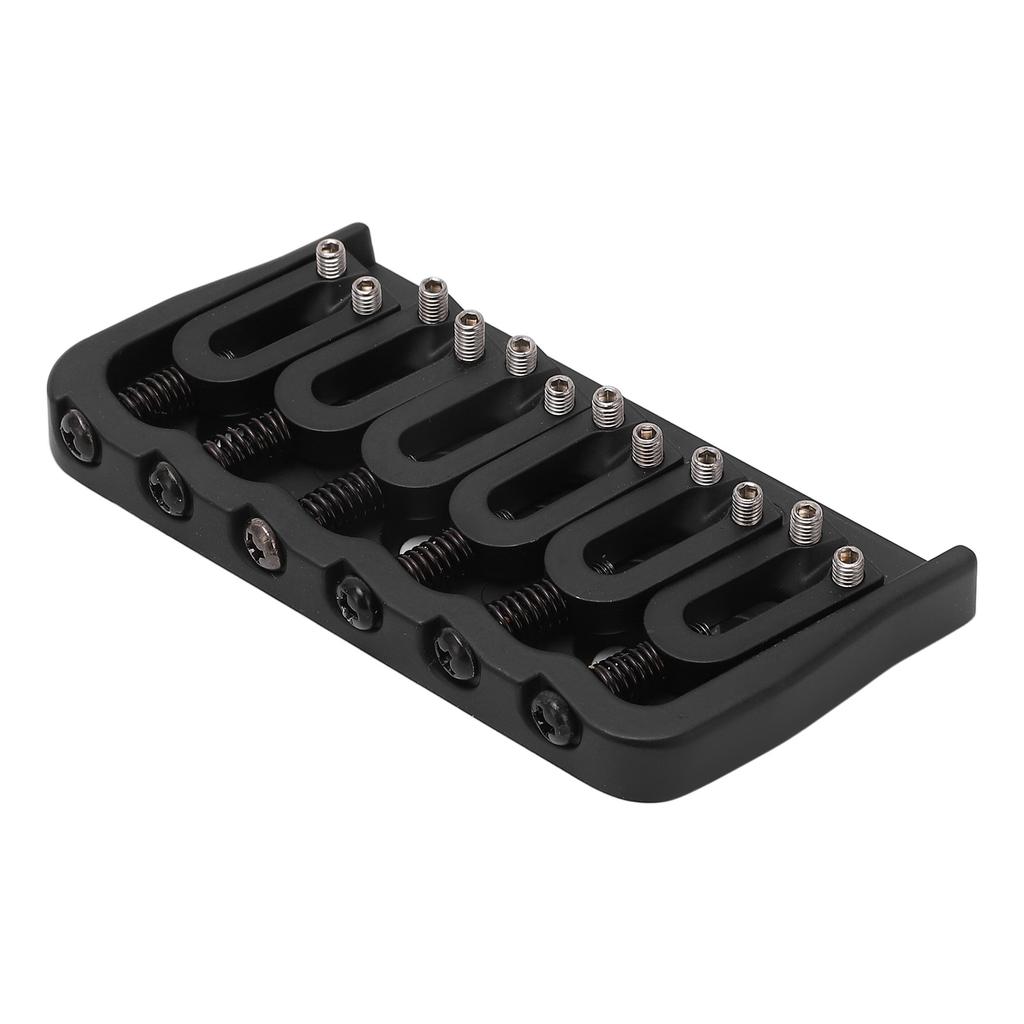 Guitar Bridge 6 String Metal 10.8mm String Distance Delicate Guitar Bridge Black