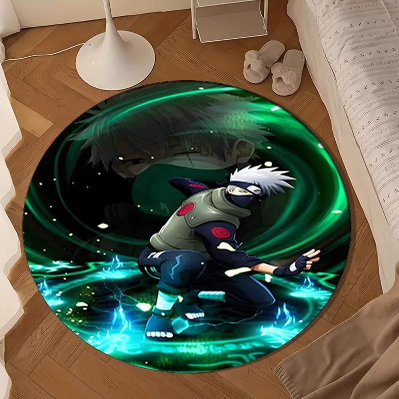 Ninja And Friends Collage Round Rug for Livingroom,Bedroom, Palyroom, Chair Rug, Area rug, Circle Carpet, Large Size Fan Christmas gift