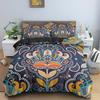 Psychedelic Boho Luxury Bedding Set 2/3PCS With Pillowcase King Mandala Duvet Cover Queen Comforter Cover Polyester Quilt Cover