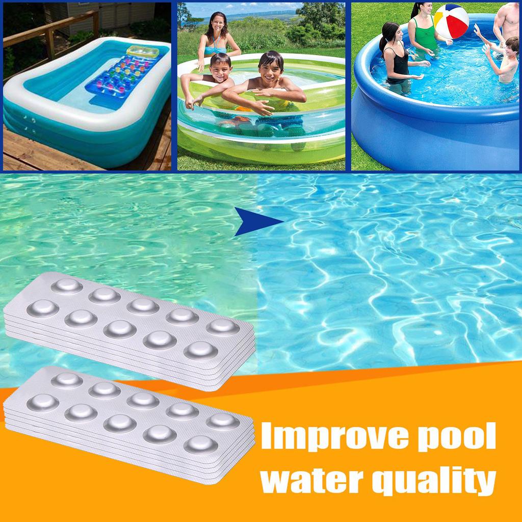 Дехлоратор для бассейна, кристаллы тиосульфата натрия, нейтрализатор премиум-класса, 100 шт.