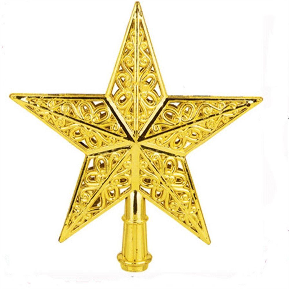 Xmas Tree Ornaments Christmas Tree Top Star Christmas Tree Topper Five-pointed Star Xmas Tree Top