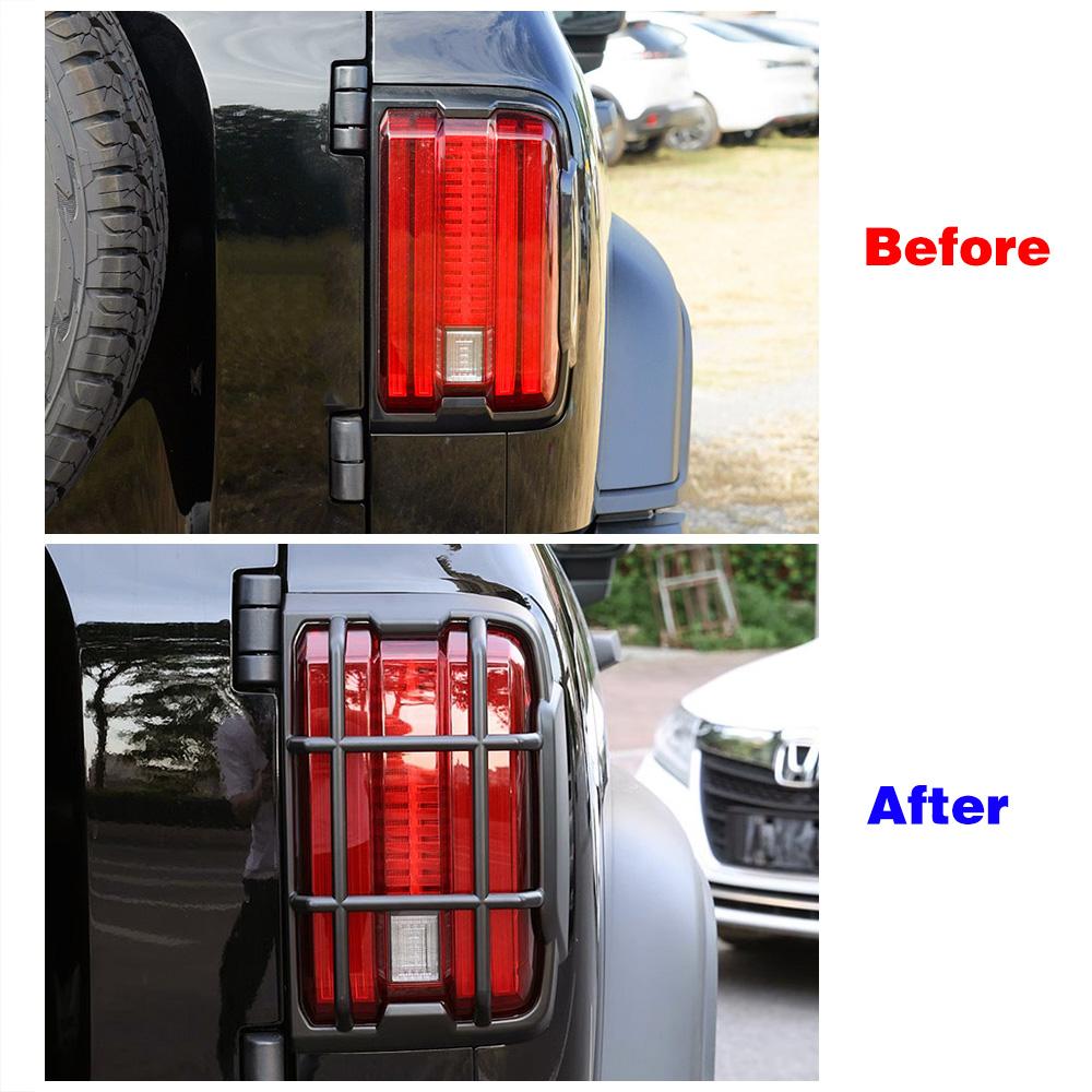 Для GWM Tank 300 2024 2024 Задний фонарь Рамка лампы Крышка Отделка Хром Стиль Черная наклейка Внешние аксессуары Карбоновый ремонт