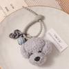 Stuffed Animals Dog Keychain Couples Matching Dog Pendant Dog Plush Key Rings  DIY Accessories