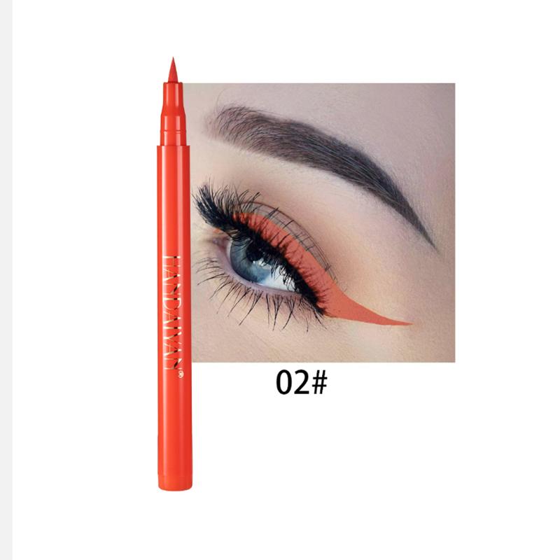 12 цветов многоцветный черный жидкий карандаш для подводки водостойкий карандаш стойкий макияж для глаз макияж для женщин косметика для глаз