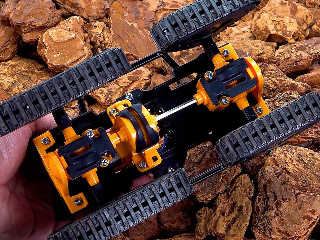 Tamiya Серия веселых поделок 247 Набор для сборки гусеничной строительной техники 70247 Нет. Четырехколесный (унисекс)