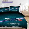 Charlotte Hornets Dynamic Basketball Spirit Three-piece set(1 * duvet cover + 2 * pillowcase, without core)Christmas birthday gift