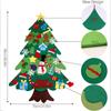 Do-It-Yourself Felt Christmas Tree Set Christmas Decorations Xmas Wall Hanging Ornaments Gifts For Kids Christmas Home Door Decorations