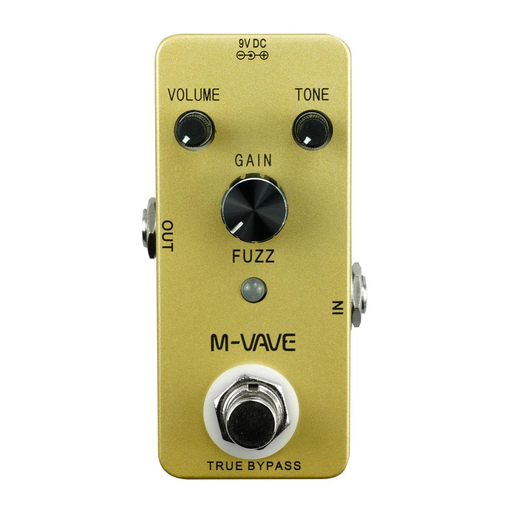 M-VAVE FUZZ Vintage Fuzz Guitar Effect Pedal Zinc Alloy Shell True Bypass