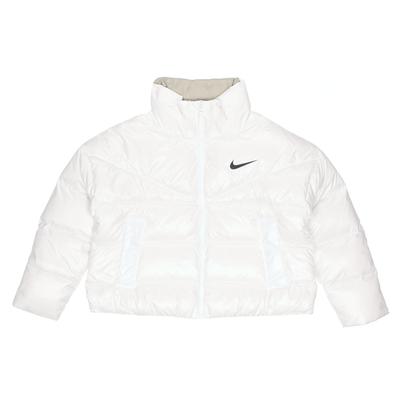 Короткий однотонный спортивный повседневный пуховик NSW Down-Fill, женская верхняя одежда, белый CU5814-100