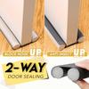 Adjustable Door Bottom Seals Strip Weather Strip Under Door Draft Stopper Thicker Anti-Cold Gap Blocker Sealing Weather Strip