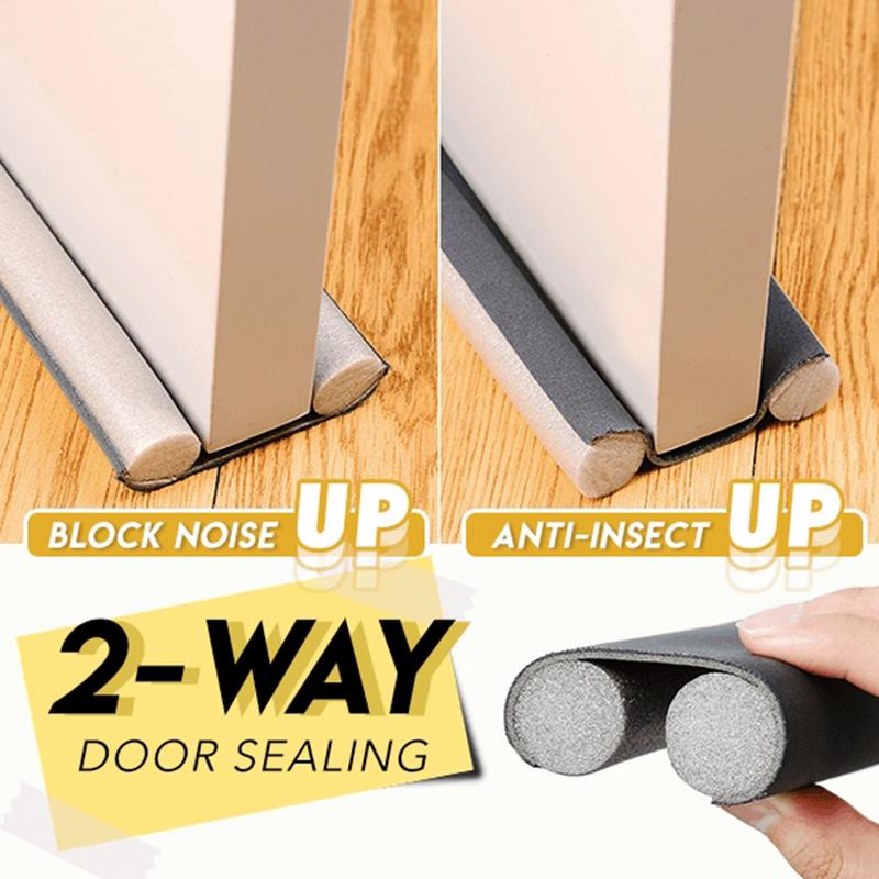 Adjustable Door Bottom Seals Strip Weather Strip Under Door Draft Stopper Thicker Anti-Cold Gap Blocker Sealing Weather Strip