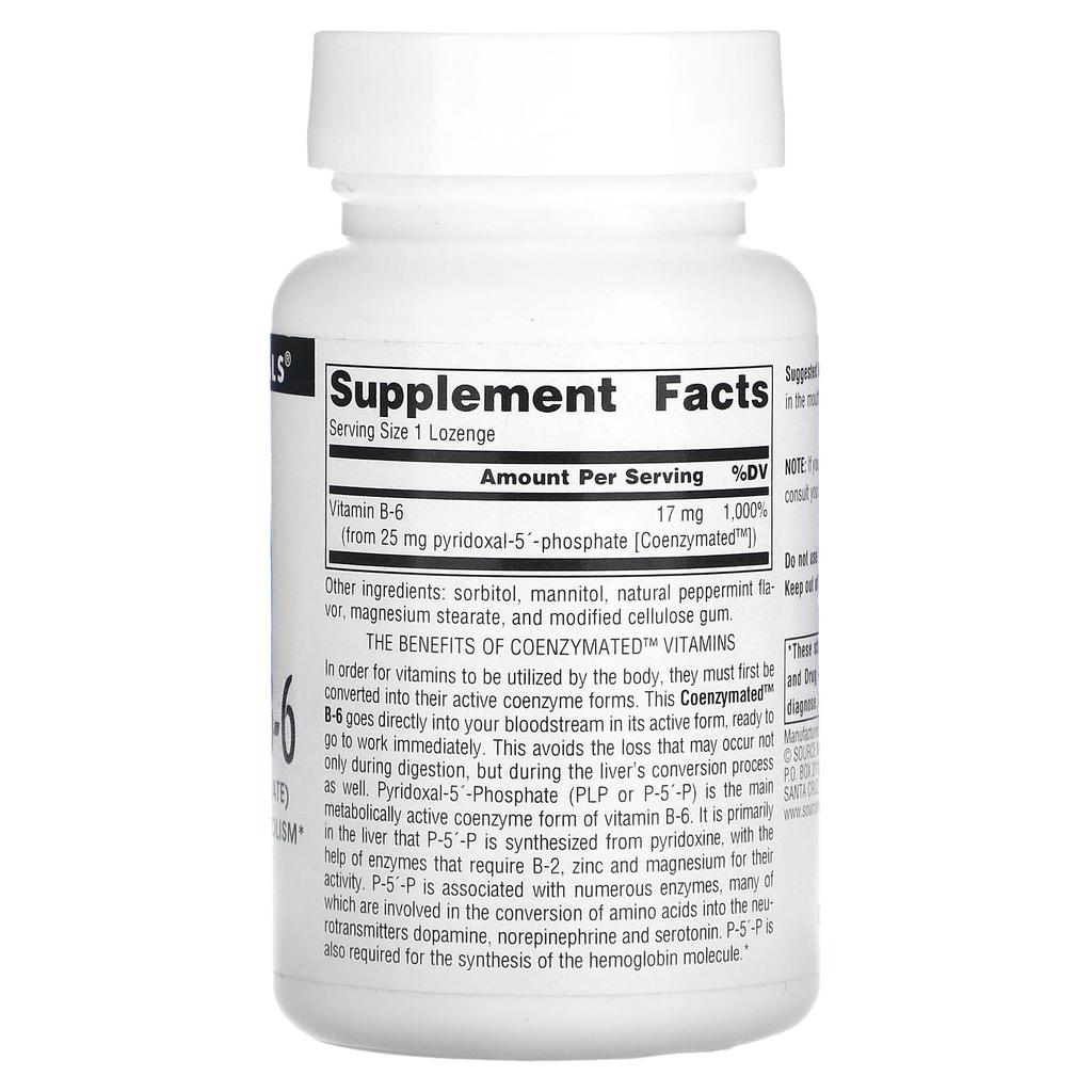 Coenzymated B-6, 25Mg, 120 Lozenges