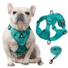 Светоотражающая дышащая противоразрывная шлейка в виде жилета для маленьких собак и кошек