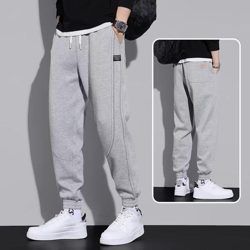Mens Sweatpants Loose Long Pants Jogger Trousers Casual Sports Fitness Solid Jogging Pants Mens Sweat Pants