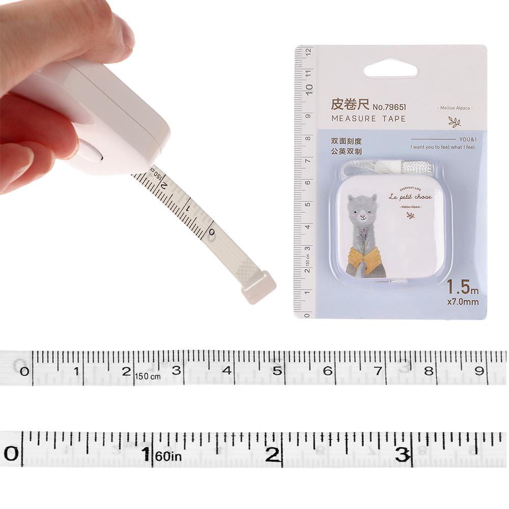 New Children Tailor Cloth Making Dieting Cute Roll Tape Measure Ruler Alpaca Sewing