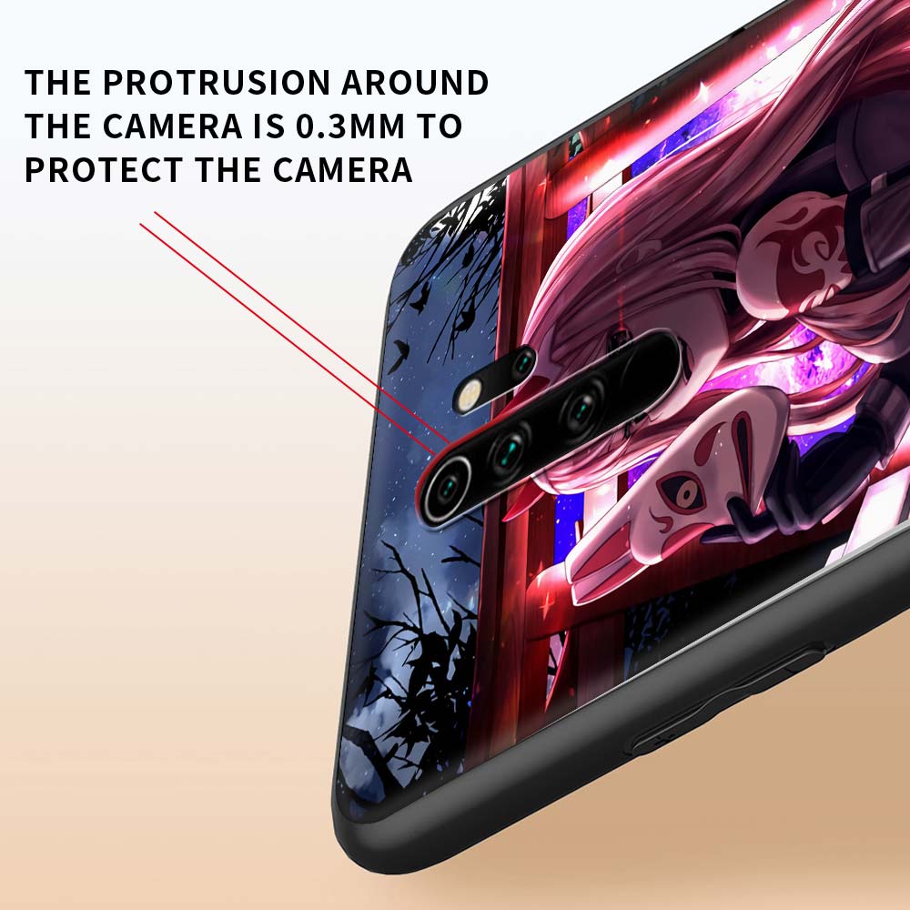 02 Zero Two Anime Darling In The Franxx Case For Xiaomi Redmi Note 9S 9 8 7 10 Pro 8T 9C 9A 8A Black Silicone Phone Cover Sac