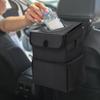 Автомобильное мусорное ведро Непротекающий автомобильный мусорный мешок с крышкой Складной Водонепроницаемый Автомобильные аксессуары Регулируемые сумки для хранения для мужчин