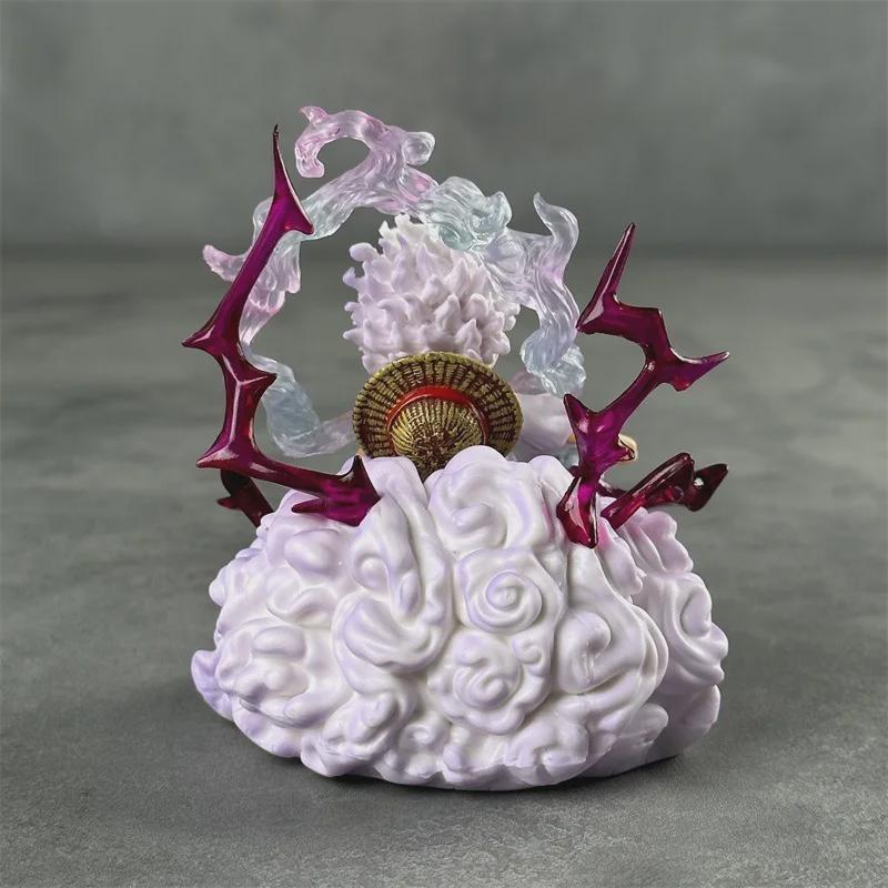 Цельная фигурка Luffy Gear 5, аниме Ника Луффи, ПВХ, экшн-фигурка, статуя, Коллекционная модель, украшение куклы, игрушки, детский подарок