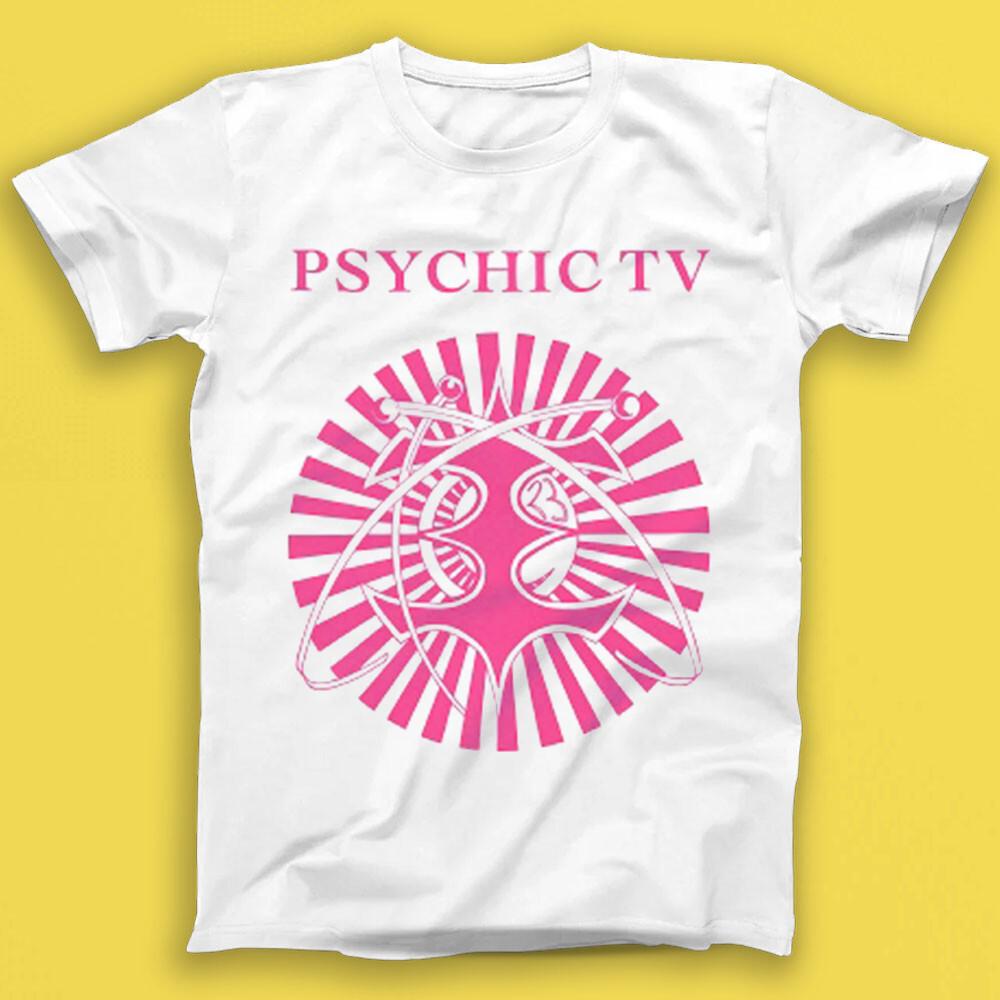 Psychic TV Магический Мистериозный D Тур Панк-рок Музыка Подарок Футболка 2099